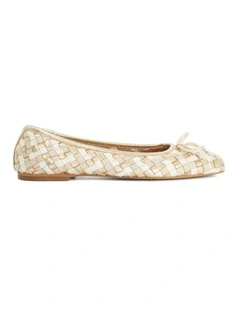 Heat Ballet Flat In Ecru