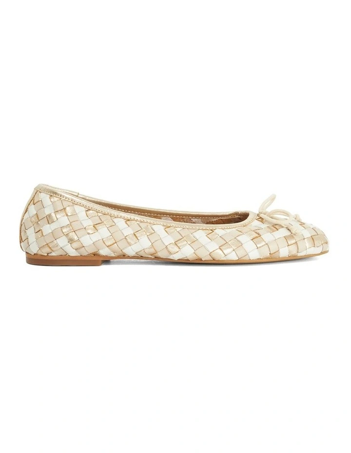 Heat Ballet Flat In Ecru image 1