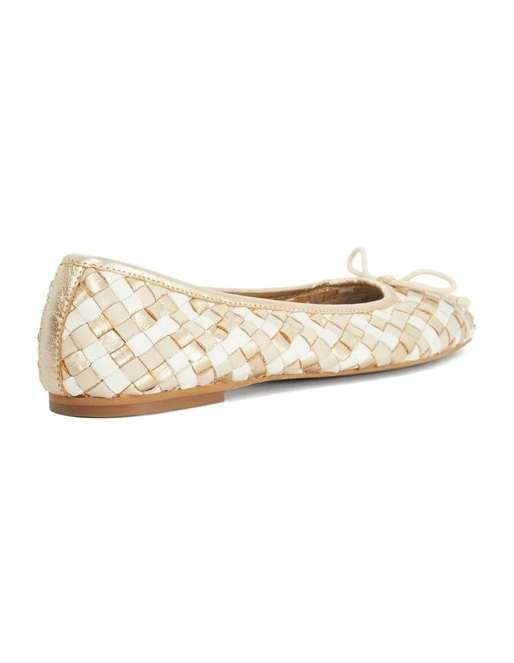 Heat Ballet Flat In Ecru image 5