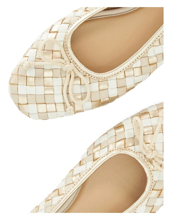 Heat Ballet Flat In Ecru image 6