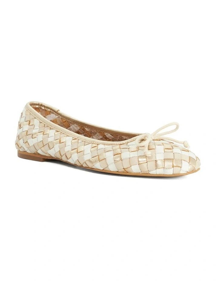 Heat Ballet Flat In Cream image 3