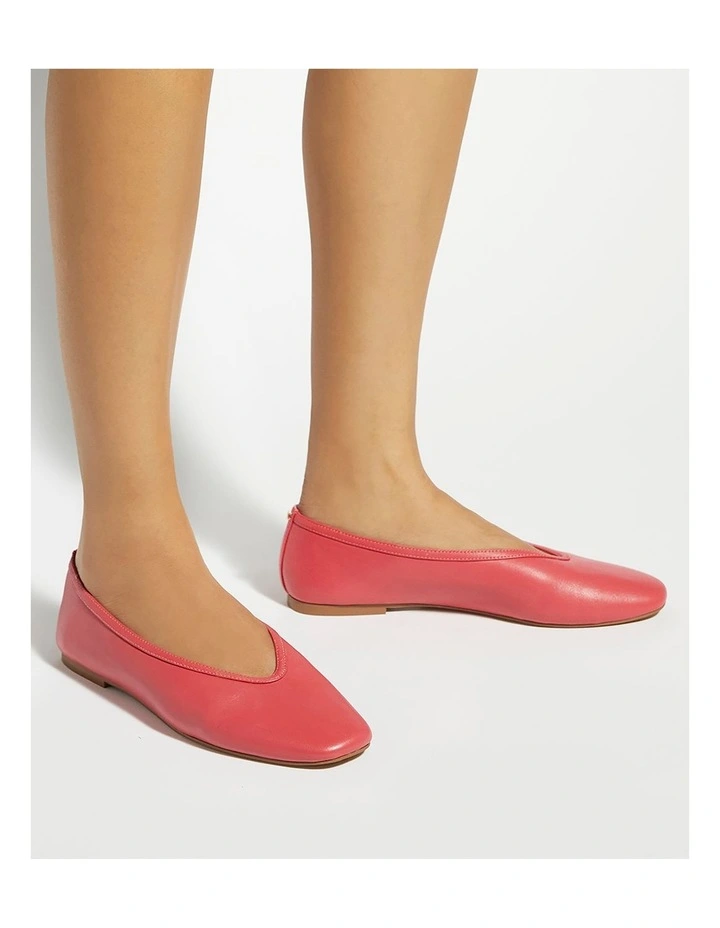 Hetta Ballet Flat In Pink image 2