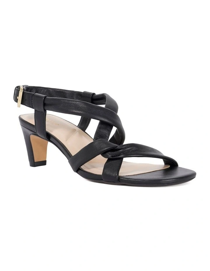 Motivating Heeled Sandal In Black image 3