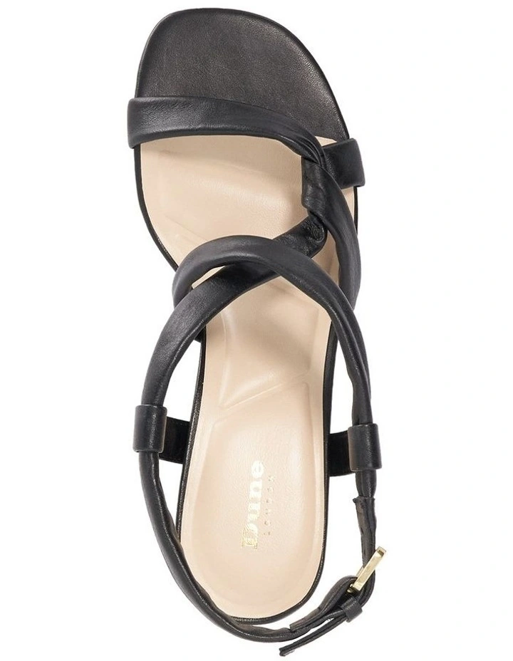 Motivating Heeled Sandal In Black image 4