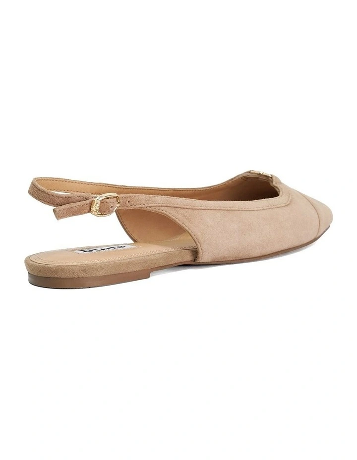 Hanna Slingback Flat In Caramel image 5