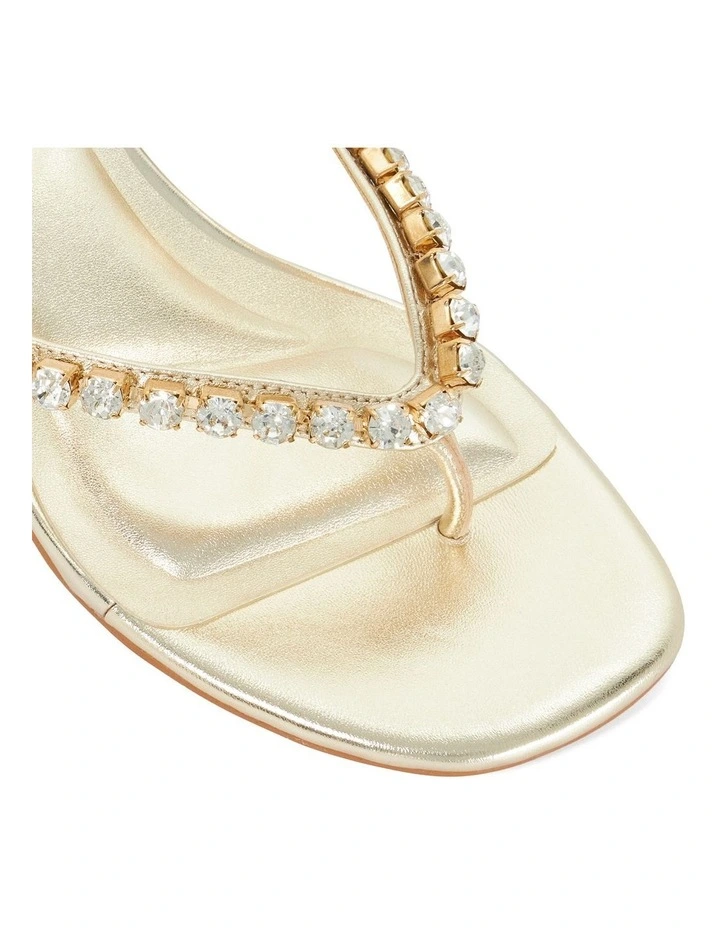 Mimis Thong Heel In Gold image 6