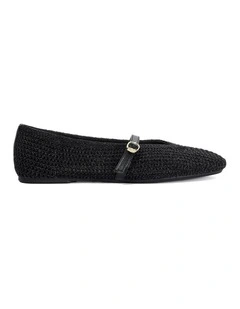 Halmada Flat In Black