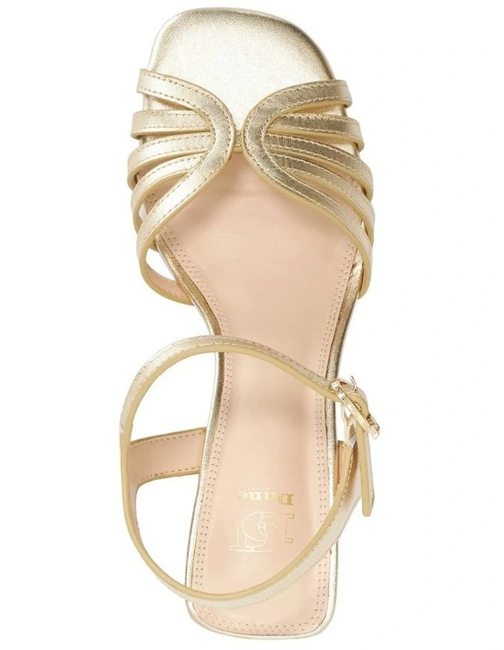 Jaelle Heeled Sandal In Gold image 3