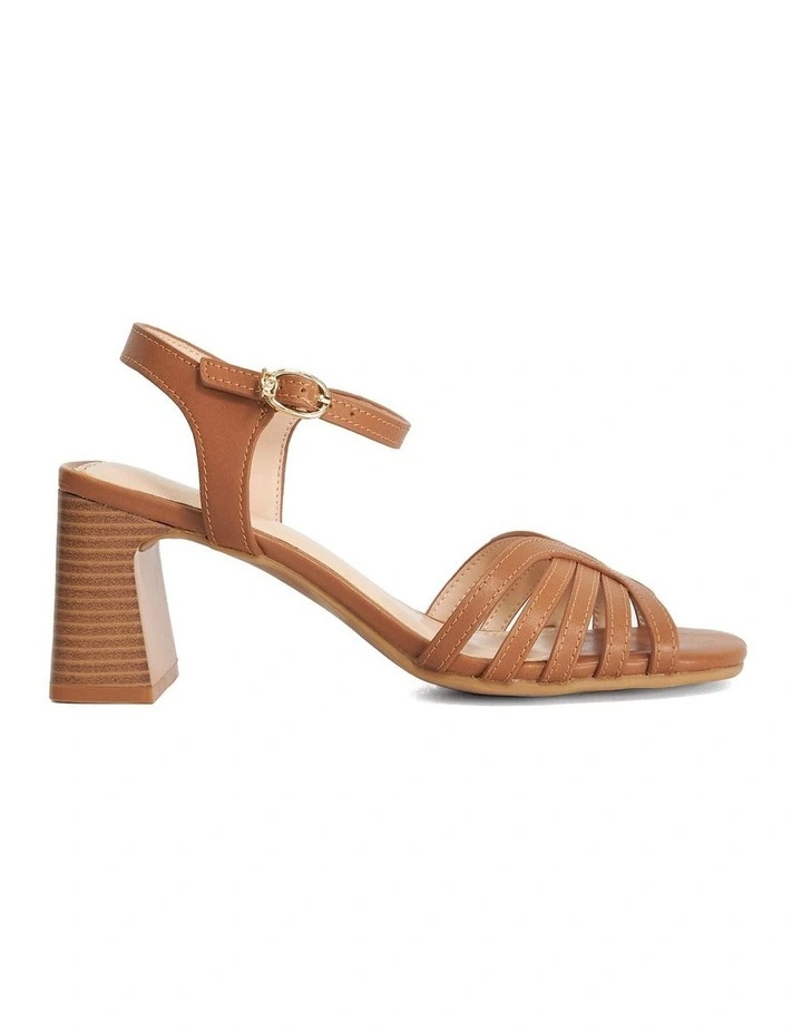 Jaelle Heeled Sandal In Tan image 1