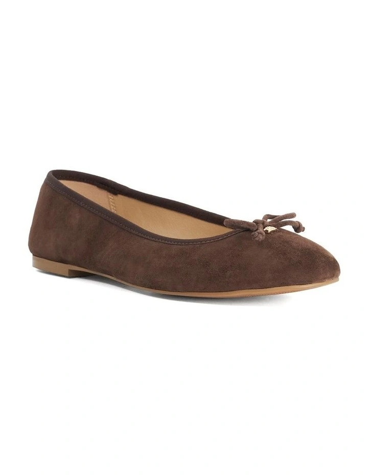 Helenne Ballet Flat In Brown image 2