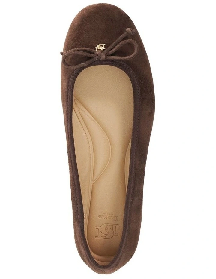 Helenne Ballet Flat In Brown image 3