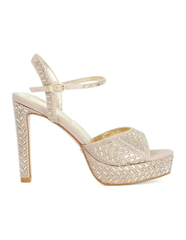 Malea Platform Heel In Gold image 1