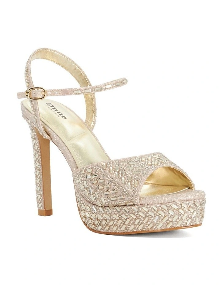Malea Platform Heel In Gold image 2