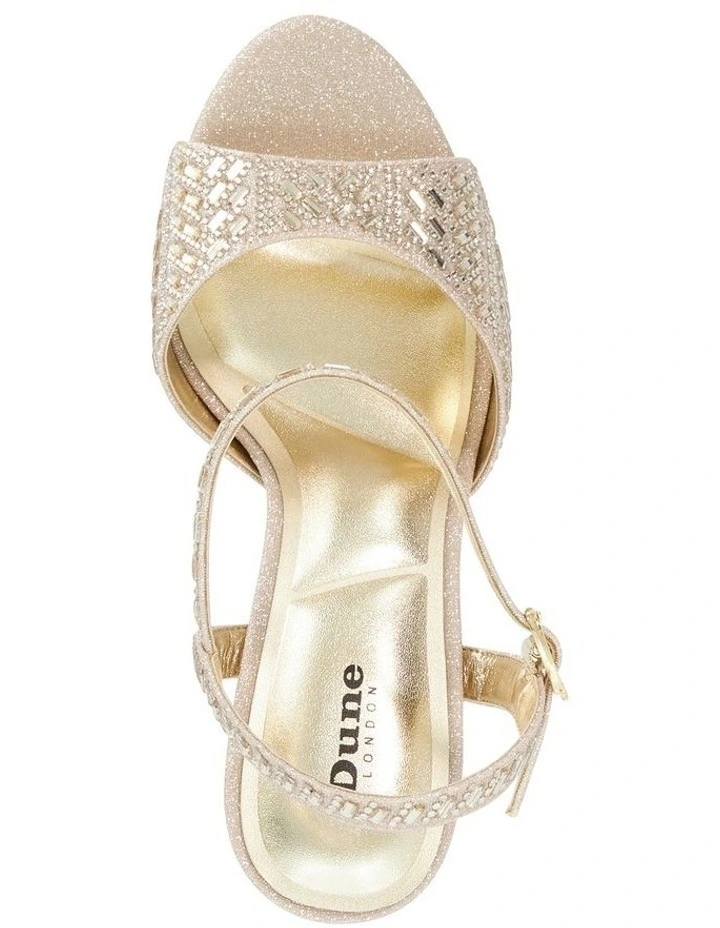 Malea Platform Heel In Gold image 3