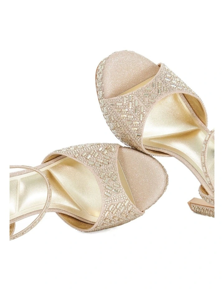 Malea Platform Heel In Gold image 5