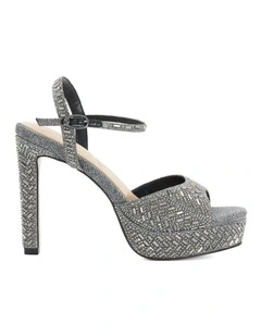 Malea Platform Heel In Pewter