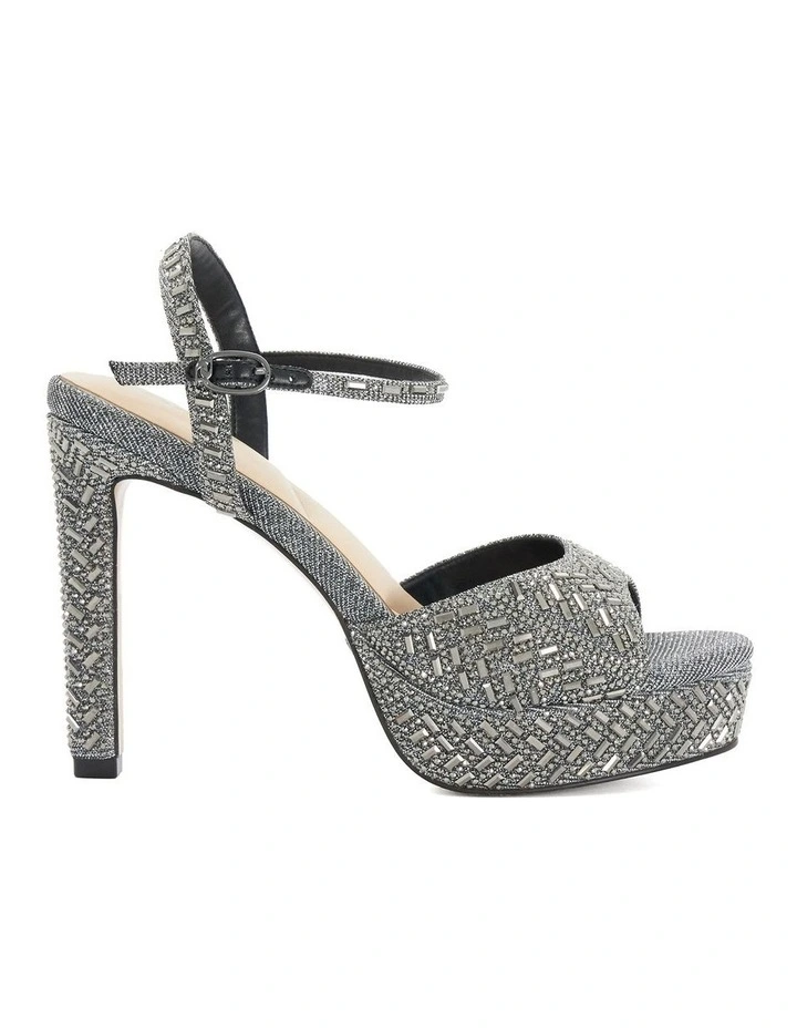 Malea Platform Heel In Pewter image 1