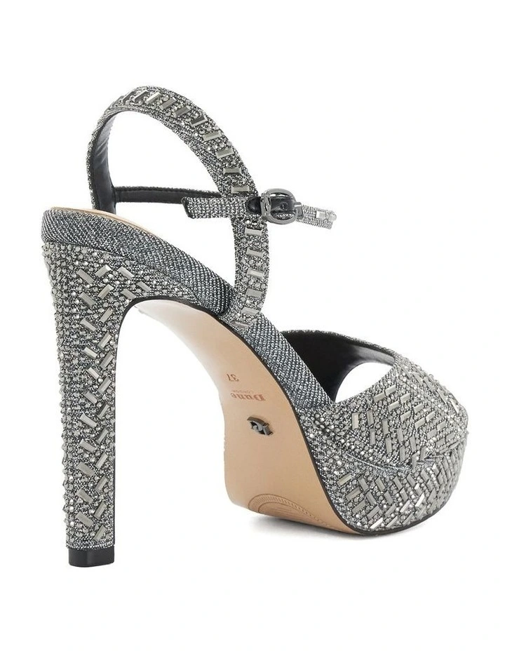Malea Platform Heel In Pewter image 4