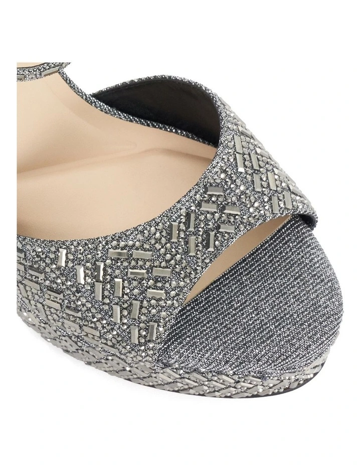 Malea Platform Heel In Pewter image 5