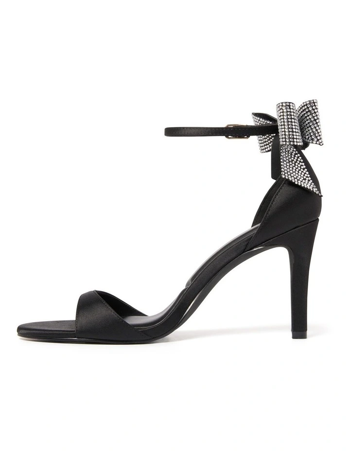 Alissa Bow Stiletto Heels in Black image 4