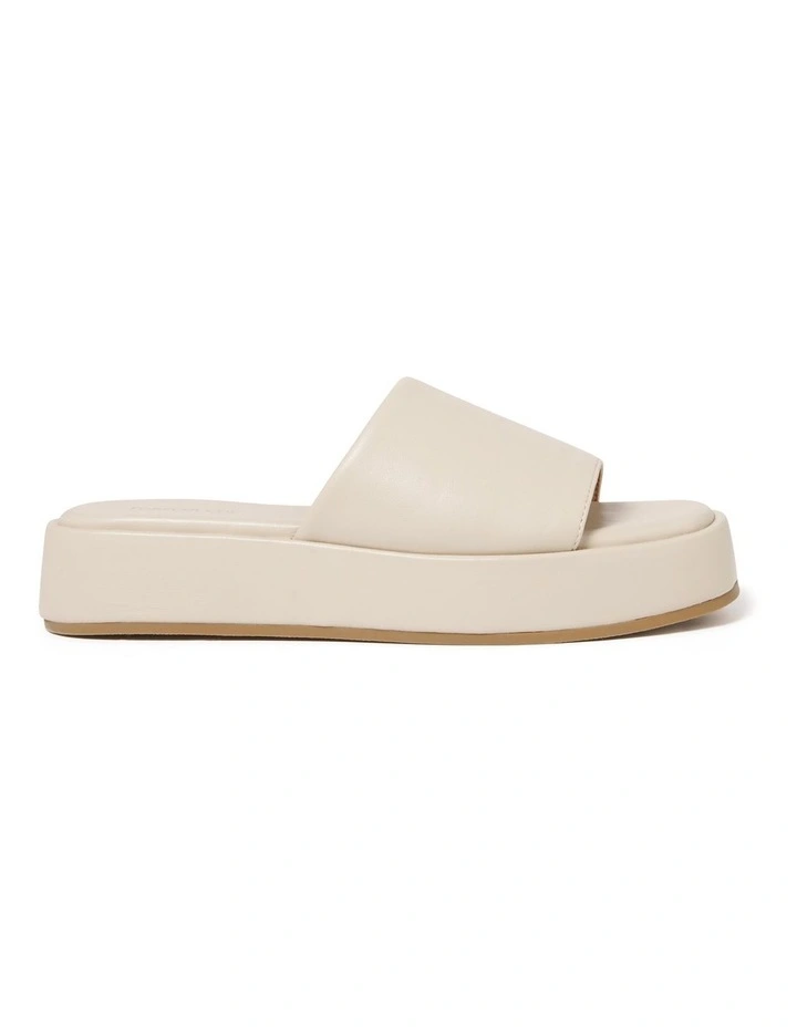 Nava Flatform Sandals in Stone image 1