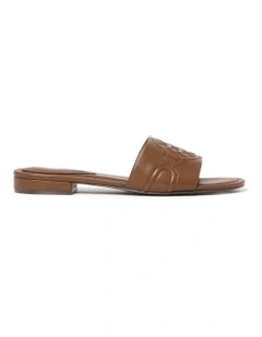 Willow Logo Slides in Dark Tan