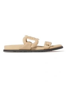 India Interlinked Sandals in Cream