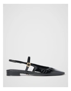 Harper Scrunch Detail Mary Jane Pump In Black