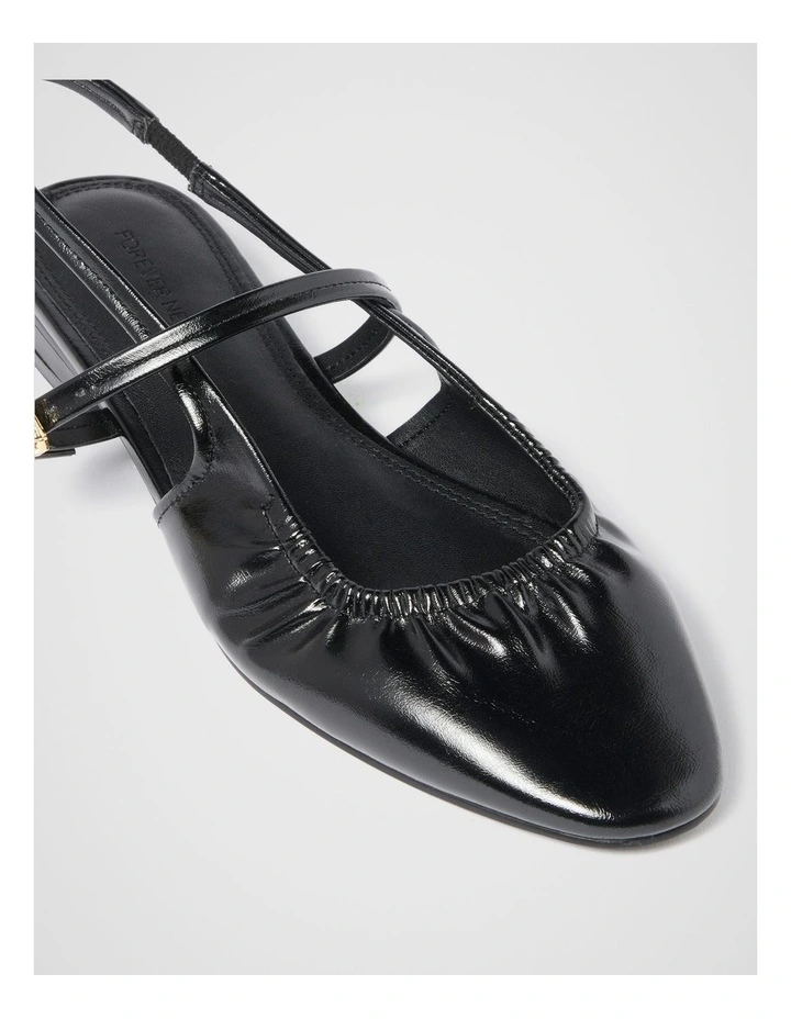 Harper Scrunch Detail Mary Jane Pump In Black image 2