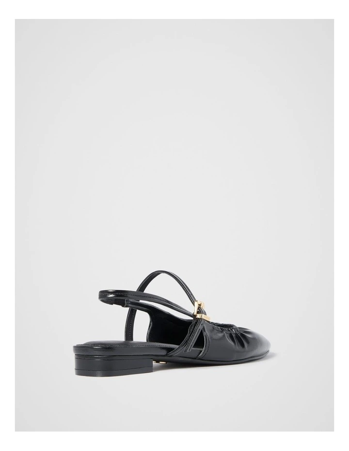 Harper Scrunch Detail Mary Jane Pump In Black image 3