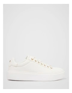 Eleanor 2 Flatform Sneakers in White