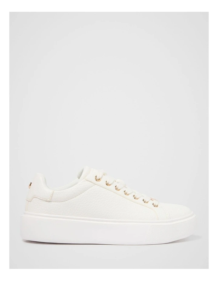 Eleanor 2 Flatform Sneakers in White image 1