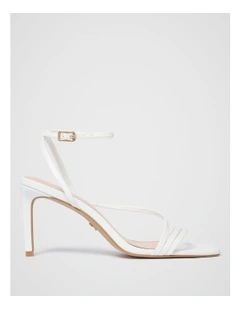 Sabrina Strappy Heels in White