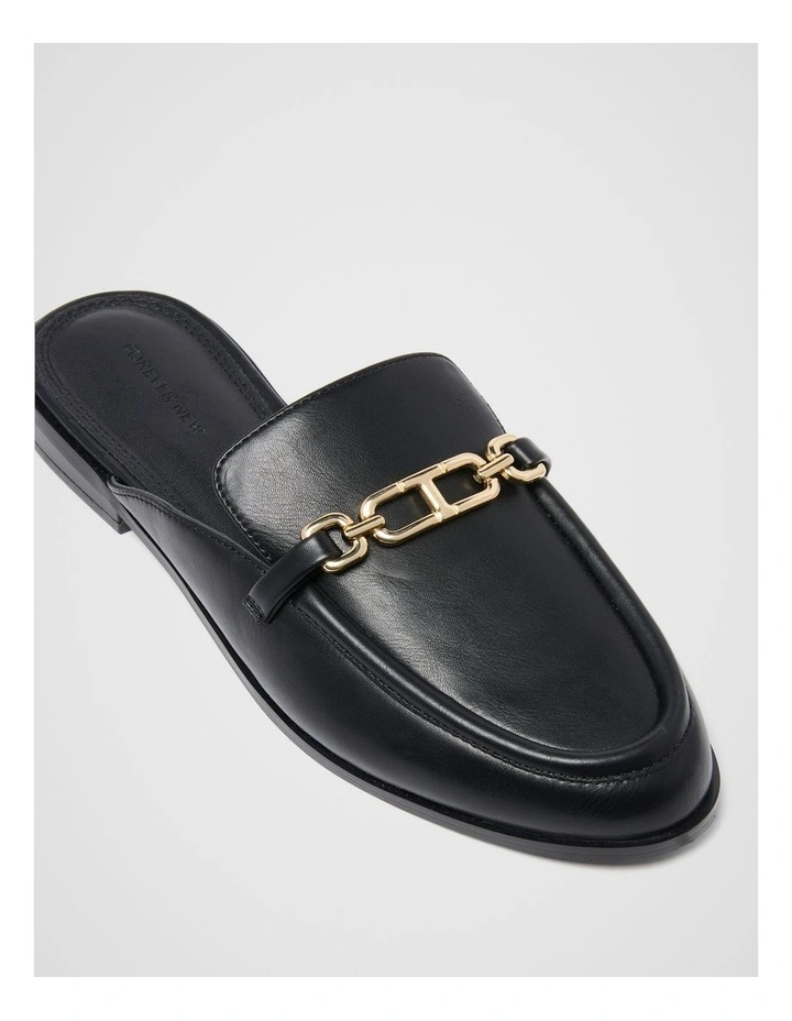 Maggie Mule Loafers in Black image 2