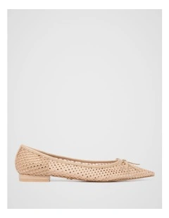 Tamara Pointy Toe Pumps in Nude