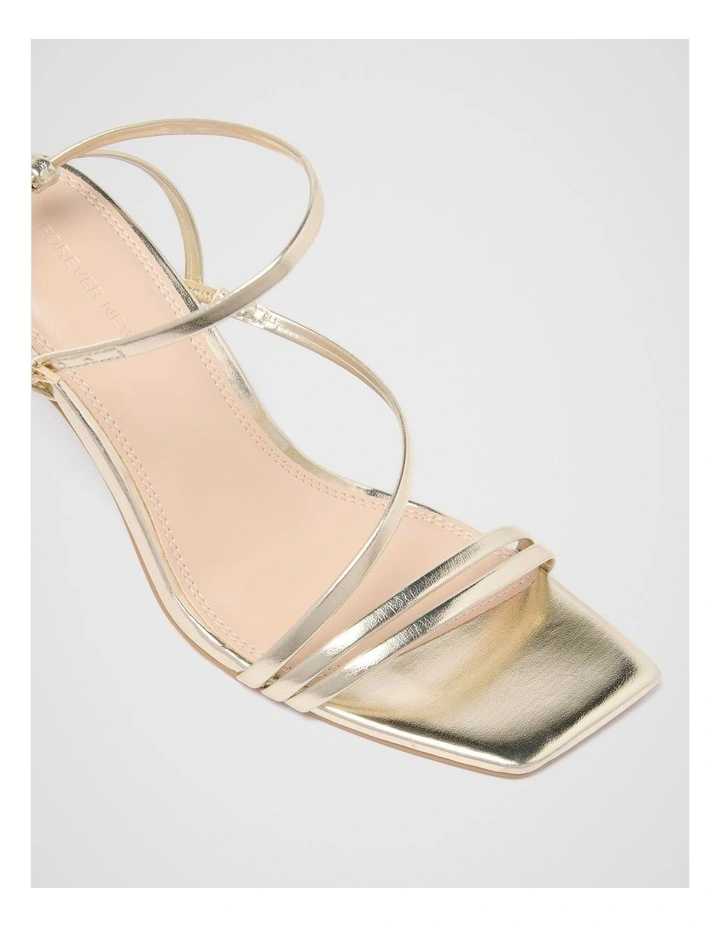 Sabrina Strappy Heels in Gold image 2