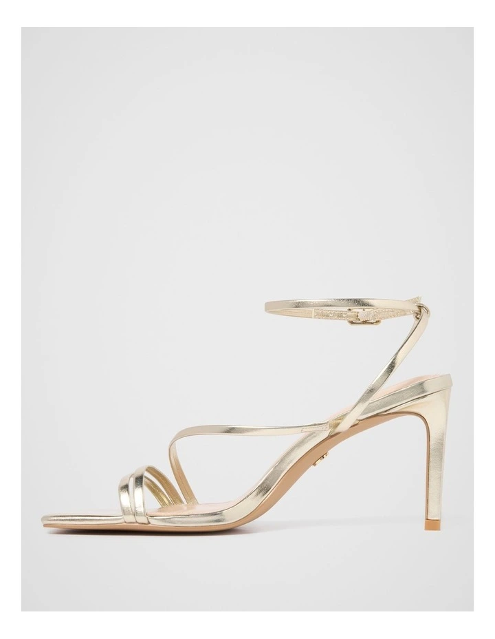 Sabrina Strappy Heels in Gold image 4