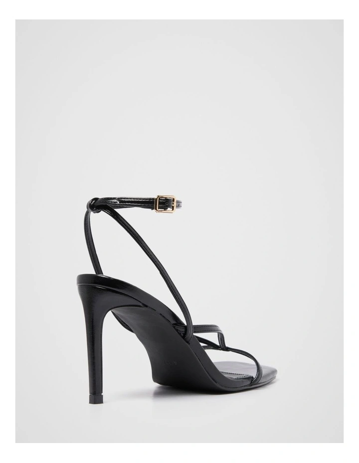 Sloane Strappy Evening Sandals in Black image 3