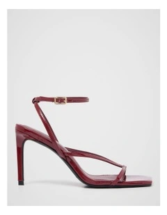 Sloane Strappy Evening Sandals in Red