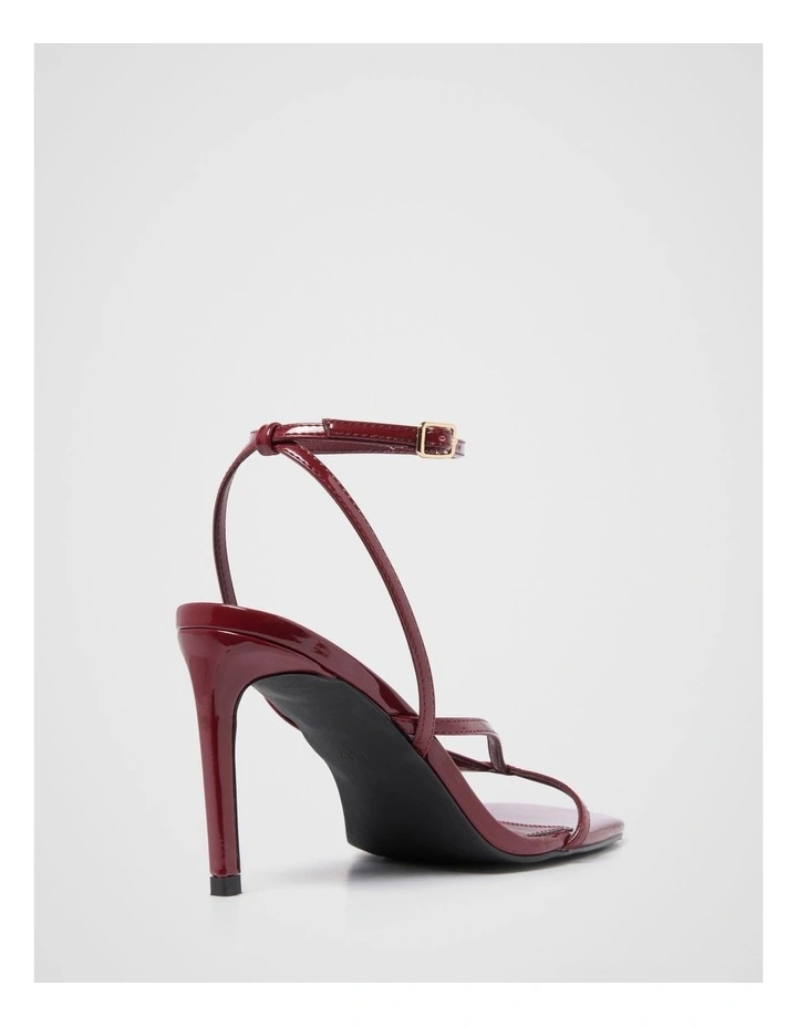 Sloane Strappy Evening Sandals in Red image 3