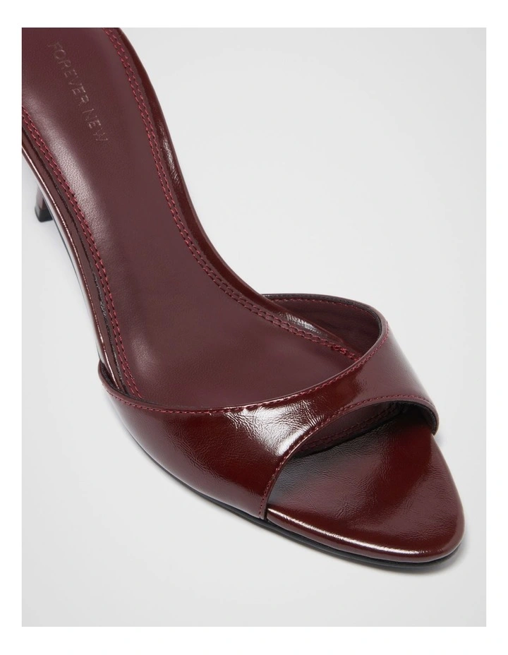 Polly Pointed Toe Mules in Red image 2