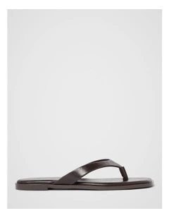 Fae Thong Sandals in Brown