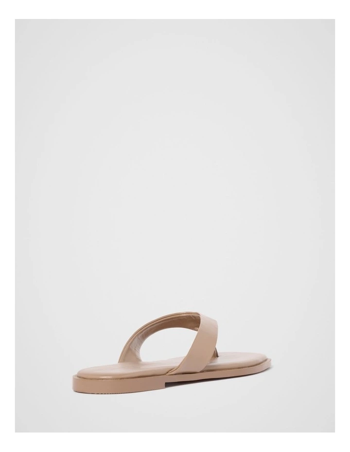 Fae Thong Sandals in Beige image 3