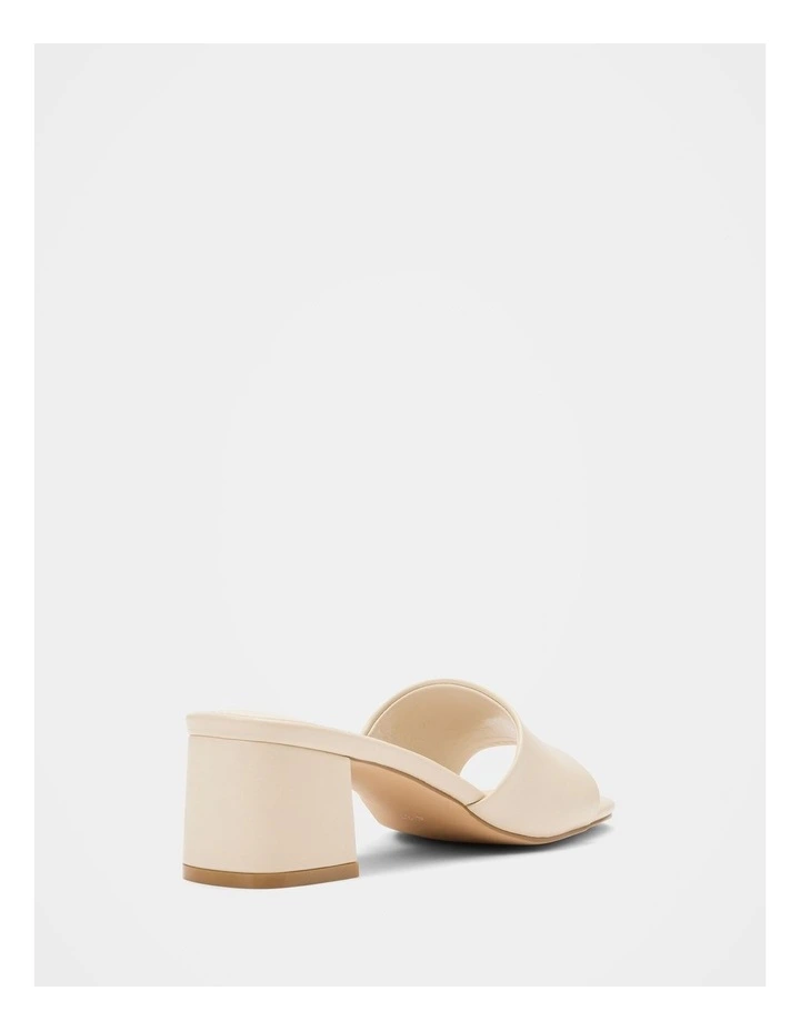 Blaire Block Heeled Mules in Natural image 2