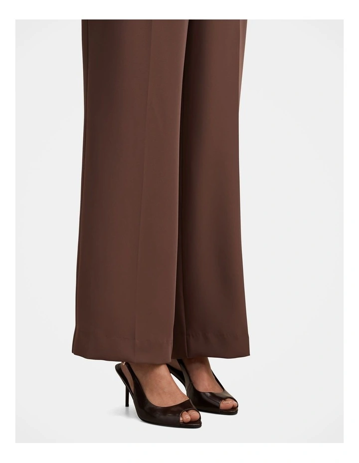 Lana Peep Toe Slingback Heels in Brown image 1