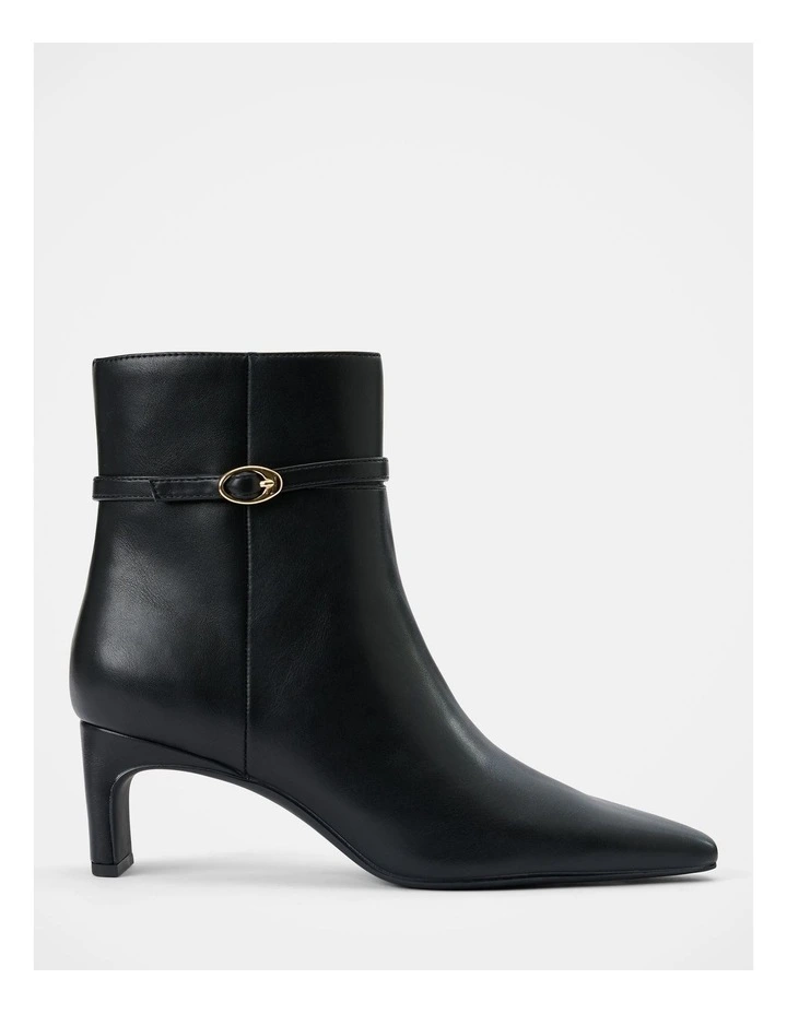 Tessa Chisel Toe Ankle Boots in Black image 1