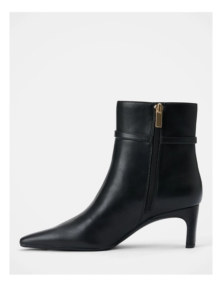 Tessa Chisel Toe Ankle Boots in Black image 2