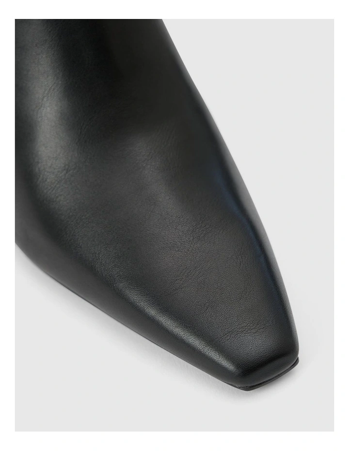 Tessa Chisel Toe Ankle Boots in Black image 3