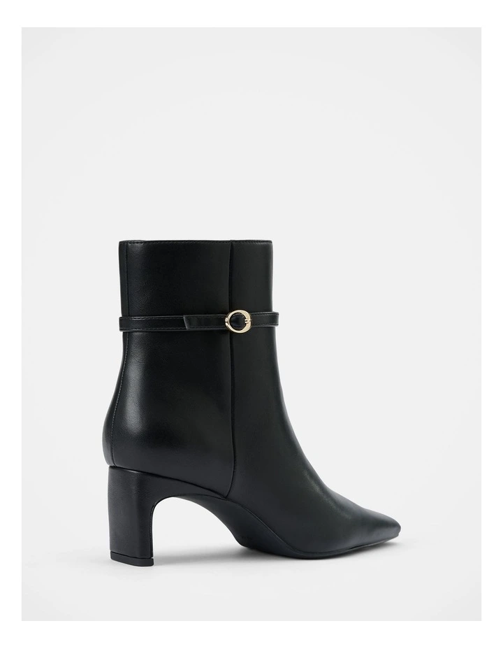 Tessa Chisel Toe Ankle Boots in Black image 4