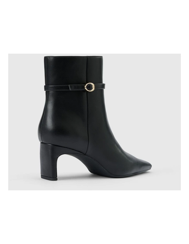 Tessa Chisel Toe Ankle Boots in Black image 4